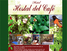 Tablet Screenshot of hotelhostaldelcafe.com